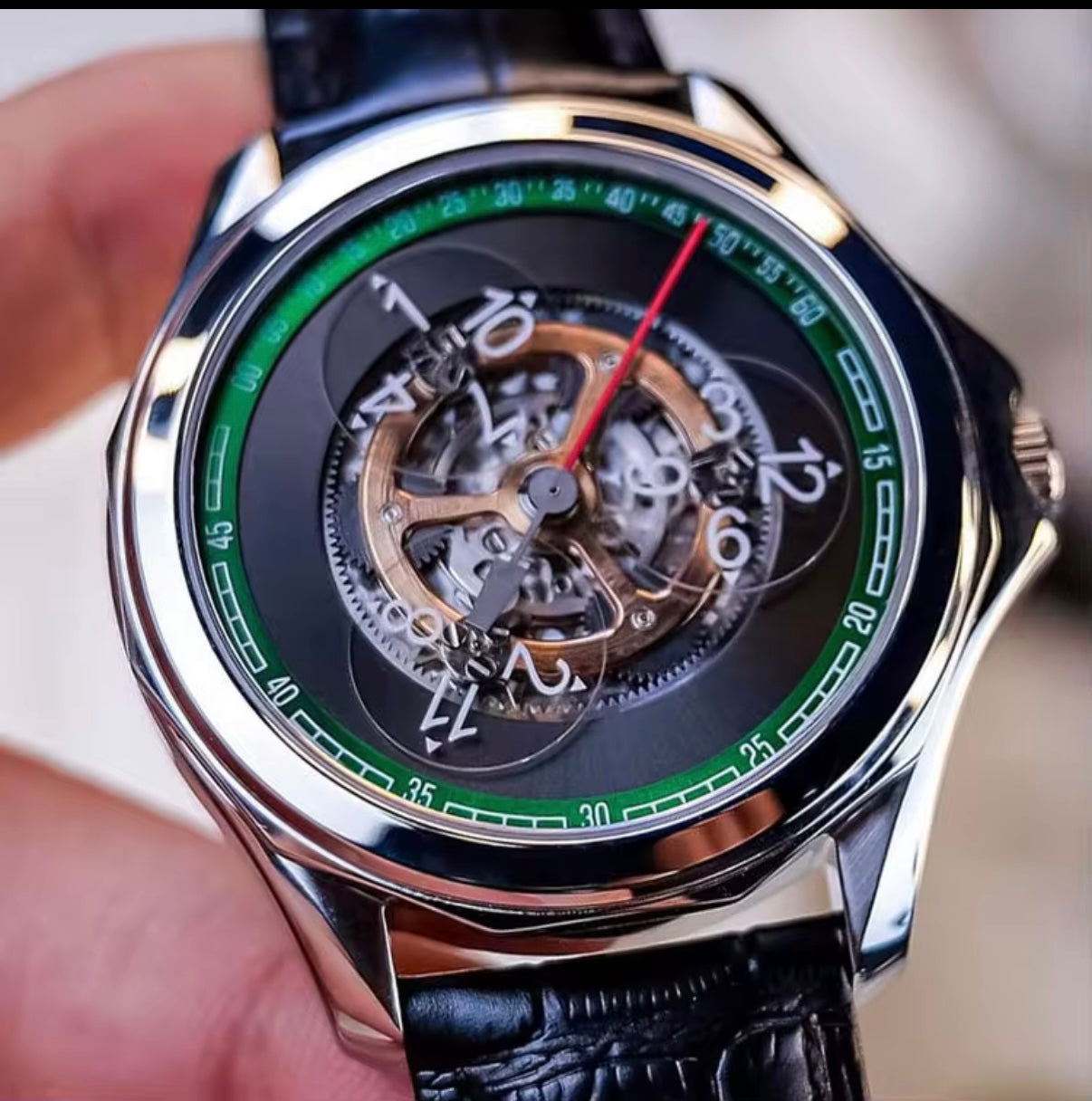 Aurora Vortex Skeleton Timepiece
